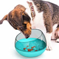 Miniatyrbillede 1 af 5: Langsommere Hundefoder Skål Anti-kvælning Hundefoder Skål til Kæledyr - Blå