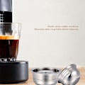 Miniatyrbillede 2 af 5: Genanvendelig Kaffepod til Vertuoline GCA1 & ENV135 Rustfrit Stål Genopfyldbare Filter Dosering A