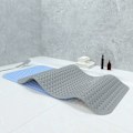 Miniatyrbillede 2 af 5: Rektangulær brusebadsmåtte Stor badeværelse skridsikker måtte Husholdning brusebadsrum bademåtte Toilet gulvmåtte PVC fodmassage badekar måtte-8858cm