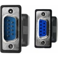 Pikkukuva 2 / 5: RJ45-RS232-sovitin, sarjallinen portti DB9 9-pin uros RJ45 naaras Cat. 5e/6 Ethernet LAN -jatkosovitin, 2 kpl (uros+naaras)