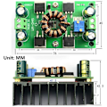 Miniatyrbild 2 av 5: Automatisk Boost Buck-omvandlare, 5A (Max 10A) DC 5V-30V till 1,25-30V Spänningsregulator Konstant Spänning Konstant Ström