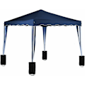 Miniatyrbillede 5 af 5: Vægtposer til pavillon og pavillon 100% Polyester 4 x 2 poser til fyldning 60 kg Max Havefest telt