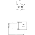 Miniatyrbillede 3 af 5: DC12V Højtemperaturbestandig Akvarietransparent Mini Membranpumpe Vakuumpumpe 385HPC-9 Vakuumpumpe Pumpe