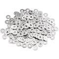 Miniatyrbilde 1 av 3: Metallskiver M4, Flate Skiver 100 Stykker, Rustfritt Stål Skive M4 x 12mm, Skive i 304 Rustfritt Stål DIN9021 / ISO7093, Penny Skiver for Skruer
