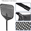 Miniatyrbilde 5 av 5: Perforert Pizza-spade, 12 tommer Rektangulær Pizza-spade, Pizza-spade for å snu Pizza, Pizza-skuffe for Kjøkken, Hjemmelaget Pizza-baking