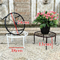 Miniatyrbillede 2 af 5: Metal Potteplante Stativ Smijern Rustfri 9\" Sort