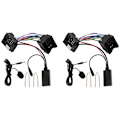 Pikkukuva 1 / 5: 2X Auton Bluetooth 5.0 Aux-kaapeli Mikrofoni Handsfree Matkapuhelinsoittosovitin