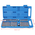 Miniatyrbilde 5 av 5: 40-delt sett med Torx- og sekskantbits, 1/2 tomme og 3/8 tomme stasjon