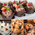 Miniatyrbillede 5 af 5: 200 stk. tulipan cupcake liners opgradering pergament papir muffin liners til bagning cupcakes til bryllup fødselsdagsfest