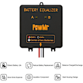Miniatyrbillede 3 af 5: Batteri-Balancer til 2 x 12V Bly-Syre Batteribank System Batteri-Udligner Nx12V