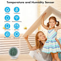 Miniatyrbild 5 av 5: Temperatur- och fuktighetssensor, inomhus termometer med app-avisering för Al-Exa IFTTT