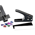 Miniatyrbild 4 av 5: Pick Maker Punch Pick Maker Gitarrplockskärare med 2 Ark med Remsor för Plocktillverkningsverktyg