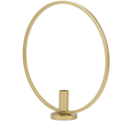 Miniatyrbild 3 av 5: 3D Rund Guld Metall Ljusstake Geometrisk Ljusstake Tealight Ljus Bröllopsdekoration Prydnader (Guld)