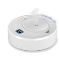 Miniatyrbillede 1 af 5: Den automatiske fejerobot og luftfugter i en trådløs smart koststøvsuger, hvid