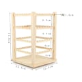 Miniatyrbilde 3 av 5: Roterende Ørepyntstativ og Organizer, Klassisk 4-trinns Display, 96 Huller 112 Spor