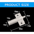 Miniatyrbild 2 av 5: 10 st Möbeldörr Dämpare Skåp Touch Release Spärrar Push System Buffert Icke-Magnetiska Dörrstängare för Skåp Garderob Tryck för att Öppna System