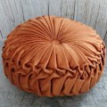 Miniatyrbilde 4 av 5: Nordisk Rund Pude Blød Sæde Pude Fløjl Rok Hassock Pude Manuel Hjul Futon Beanbag