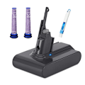 Miniatyrbillede 4 af 5: V7 Batteriadapter + 2 Forfiltre Børster 21.6V til Animal/Extra/Absolute/Trigger Støvsugere