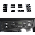 Miniatyrbild 4 av 5: 14 st bil AC-knappskydd för X5 E53 1999-2006 E39 1996-2002 64116915812