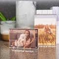 Miniatyrbillede 3 af 5: Akryl Fotoramme, 5 x 7 Tommer Akryl Fotoramme, Skrivebordsramme Fotoramme, Magnetisk, Dobbeltsidet Transparent