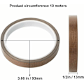 Pikkukuva 3 / 4: 2 kpl korkean lämpötilan teippiä, PTFE-liima-teippiä, Teflon-teippiä, PTFE-pinnoitettua lasikankaan liima-teippiä, 13 mm x 10 m