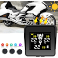 Miniatyrbild 2 av 5: Solcellsbaserat trådlöst däcktrycksövervakningssystem TPMS däcktrycksmätare för LCD-display 3 externa sensorer