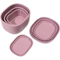 Miniatyrbild 1 av 5: Silikon Nesting Behållare - Set om 3 Hårda Silikon Matförvaringsbehållare BPA-fria, Lufttäta, Diskmaskins- och Frysäkra (6.7 oz, 10 oz, 2