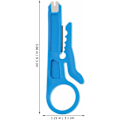 Miniatyrbilde 2 av 5: 14 stk Mini Nettverkskabelavstripper Kabelavstripper Stanse Kabelkutter for Nettverkskabel Datakabel Telefonkabel Datakabel Utp-kabel Blandet farge HIASDFL