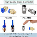 Miniatyrbillede 3 af 5: 2X Serie PTFE Bowden Rør til Xs 3/Pro 5-10 10S 1.75mm Filament 3D Printer