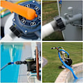 Miniatyrbillede 5 af 5: Pool Slange Adapter, 2 stk. Slange Adapter Pool Adapter A til Swimmingpool 32-38mm til Pumper Pool Tilbehør med Gevind, Tætningsring