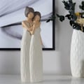 Miniatyrbillede 5 af 5: Mor og datter figurer, mor-datter kram figur statuer, mor-datter gaver, soveværelse dekoration