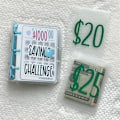 Miniatyrbillede 5 af 5: 1000 Savings Challenge Binder, Money Savings Binder, Savings Challenge Book med kuverter, Savings Challenge Kuvert A