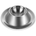 Miniatyrbilde 4 av 5: Sett med 6 eggkoppholdere, rustfritt stål eggkopper plater serviseholder for kokt egg, kjøkkendisplay