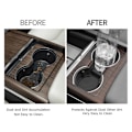 Miniatyrbild 5 av 5: För modell S X 2022 2023 3 2024 Center Console Cup Holder Insert Tillbehör - Svart