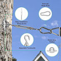 Miniatyrbillede 4 af 5: Skygge Sejl Hardware Kit, 304 Rustfrit Stål Solsejl Installations Kit, 15cm til Installation af Rektangulære og Trekantede Skygge Sejl til Terrasse, Have, 6