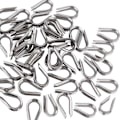 Miniatyrbilde 1 av 5: 50 Pakk Rustfritt Stål Wire Tau Tømmer for Rigging 1/8 til 5/32 Tommer Diameter