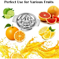 Miniatyrbild 5 av 5: Elektrisk Citronpress med Hög Saftutbyte - Citruspress, Apelsinpress 2 Rotationsriktningar - Elektrisk Fruktpress 2 Koner - Apelsiner Citroner