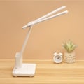 Miniatyrbilde 5 av 5: Dobbel hode LED-skrivebordslampe, 32PCS LED-bordlampe med USB-lading for kontor