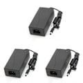 Miniatyrbillede 1 af 3: 3X Indgang AC 100-240V 50/60Hz Udgang DC 12V 4A Strømforsyning Adapter Sort