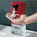 Miniatyrbild 4 av 5: Smart Sensor Skumdispenser Automatisk Handtvätt Dispenser Tryck för Hem Badrum - Grön