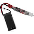 Pikkukuva 3 / 5: 2S-6S Lipo Lithium-akku T-liitin USB-laturimuuntimella jännitteen näyttösovitinkortti puhelimen suojaominaisuuksilla