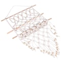 Pikkukuva 4 / 5: Käsinkudottu säilytysteline Macrame-seinävaate Kirja Lehti Kutoa Taskupidike Boho-sisustukseen Koriste Olkkari
