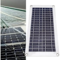 Miniatyrbillede 3 af 5: Solcellepanel 10W Vandtæt Solcellepanel og Tynde Fleksible Solpaneler med 2 USB-Udgang til Bil Hjem Båd