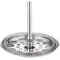 Miniatyrbillede 2 af 5: 1200ml Dobbeltlags Kaffemaskine i Rustfrit Stål Fransk Presse med Timeglas og Termometer Kaffe & Te Brygningskande - A