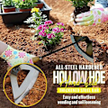 Miniatyrbilde 3 av 5: Hage Rake, Plen Rake Helt I Stål Hul Hacke Håndholdt Luking Rake Grønnsak Planting Jordbruks Spade Verktøy 3016cm-DENUOTOP