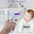 Miniatyrbild 3 av 5: Pann termometer Infraröd termometer för vuxna, kontaktfri termometer, LCD-display, minnesfunktion, infraröd termometer för barn, vuxna, O