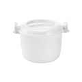 Miniatyrbillede 1 af 5: Riskogemaskine -Wave Multifunktionel Frokostbeholder Koger -Wave Koger Kogegrej til -Wave Ovn 17.5X21X14Cm