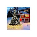Miniatyrbilde 3 av 5: 2m 8 linjers julelys med ring, 280 LED-lys for 6-8ft juletre, 8 moduser og minnefunksjon LED-strenglys for hage