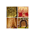 Miniatyrbilde 2 av 4: LED gardinlys USB fjernkontroll julelysstreng 2 meter 3 meter 200 lys varm farge