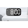 Miniatyrbild 5 av 5: Sängbords Smart Digital Väckarklocka, Grön LED Resebord USB-klocka med 12/24H Datum Temperatur Snooze för Sovrum, Svart